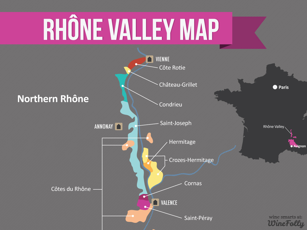 Rượu vang Pháp vùng Rhone