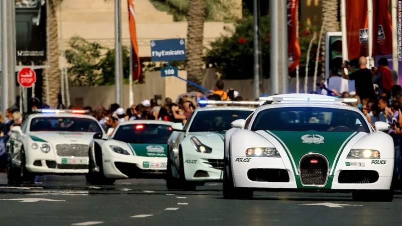 Police super car in Dubai