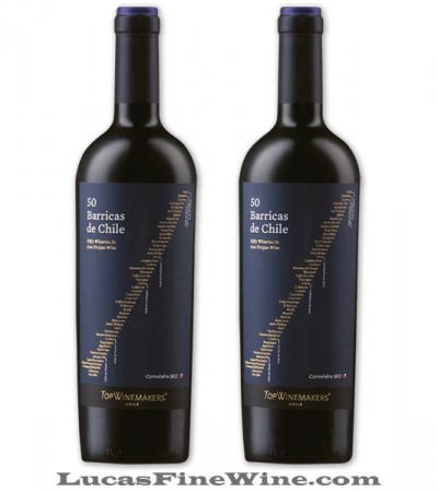 Rượu vang Chile - Top winemakers 50 barricas carmenere 2012